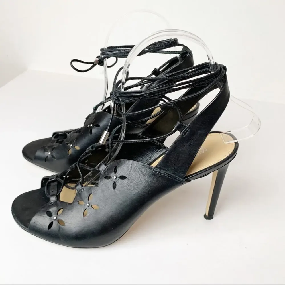 Michael Kors Tie Up Heels SZ 8.5